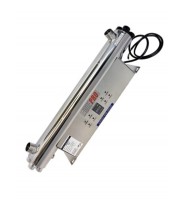 UV Water Purification System – AquaPro 48GPM Stainless with Hour Counter 156W